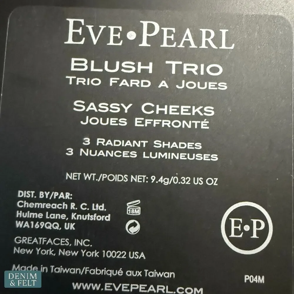 NEW Eve Pearl Makeup Bundle Blush Trio Peaches Cream Lipstick‎ Striptease Gloss